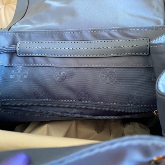 Tory Burch Oceanside Nylon Flap Backpack NWT - Picture 10 of 13